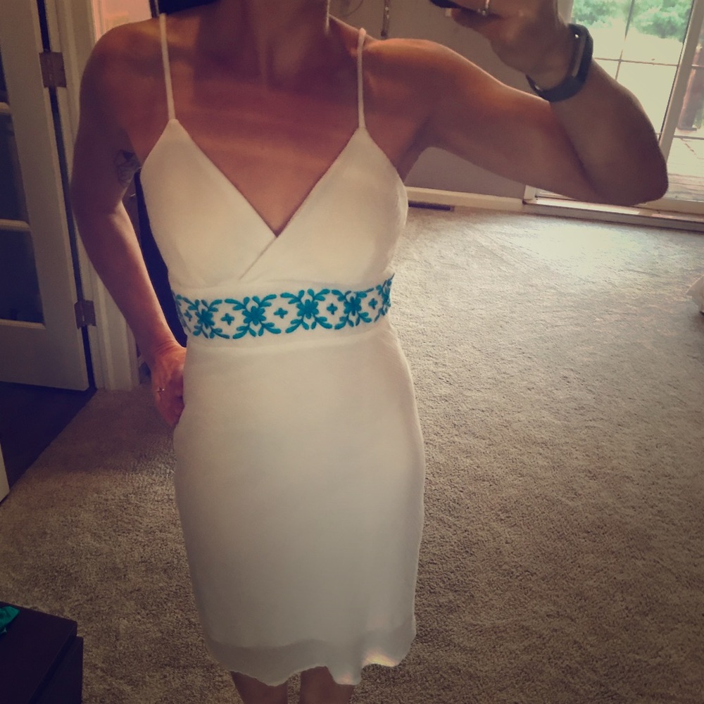 White summer dress